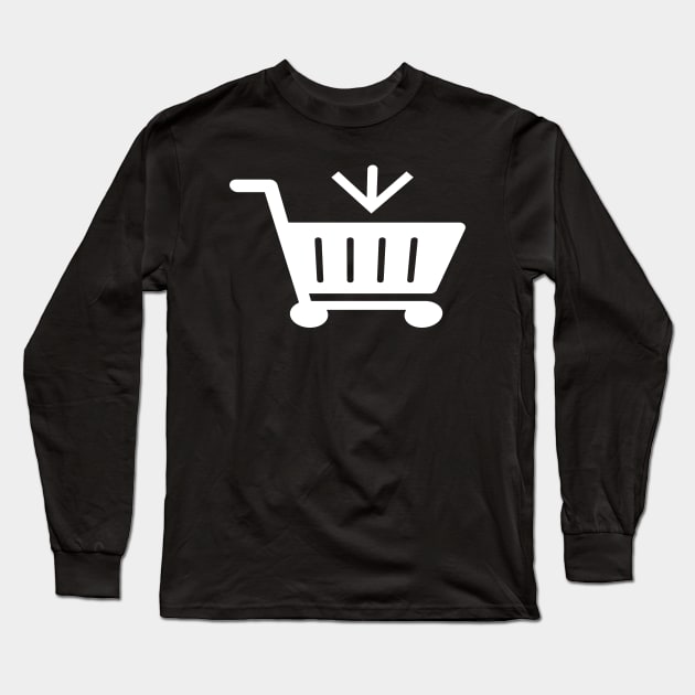 Shopping cart Long Sleeve T-Shirt by FromBerlinGift